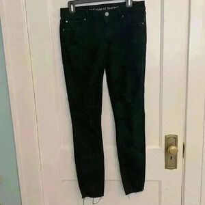 Articles of Society Black jeans Sarah Cut Off Hem Athens Destroyed Skinny sz 30